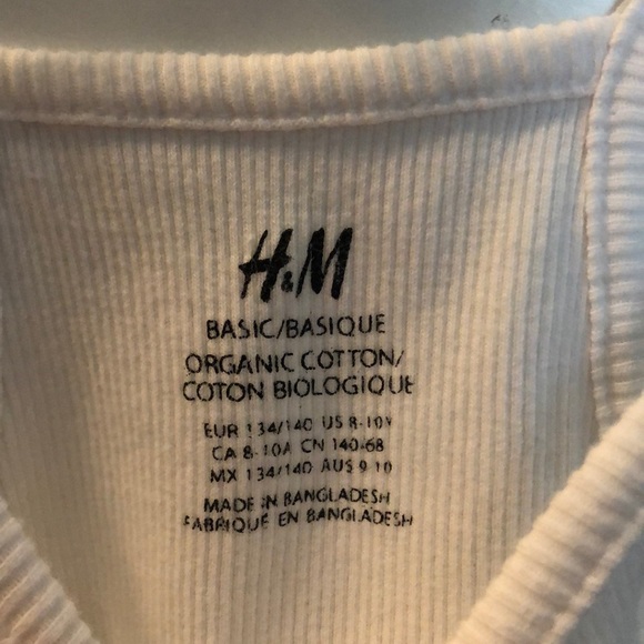 H&M Girls’ Basic Cotton Top - Picture 3 of 3